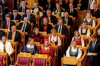 Høytidelig åpning av det 170. storting