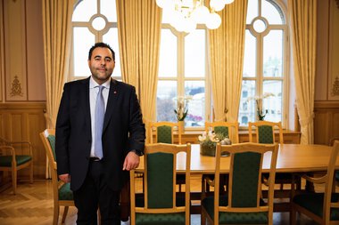 Stortingspresident Masud Gharahkhani