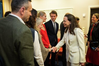 Besøk av Nobels fredsprisvinner 11. desember 2025