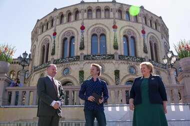 Stortingsbygningen 150 år - jubileumsfest 9. mai 2016