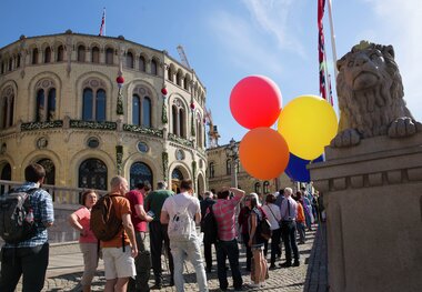 Stortingsbygningen 150 år - jubileumsfest 9. mai 2016