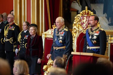 Høytidelig åpning av det 170. storting lørdag den 11. oktober 2025