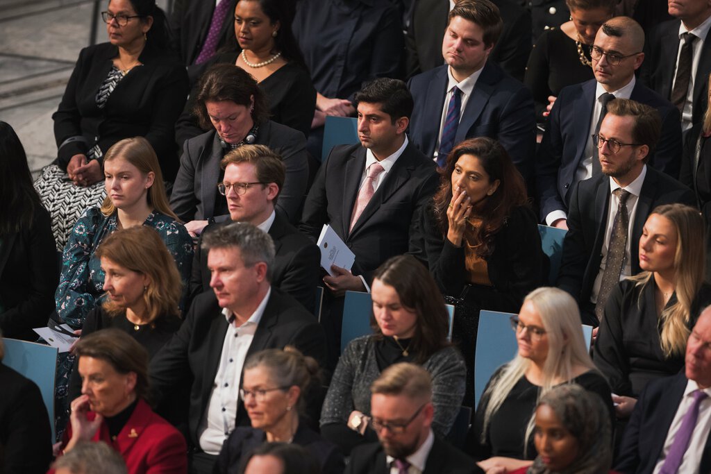 Utdeling av Nobels fredspris 10. desember 2024