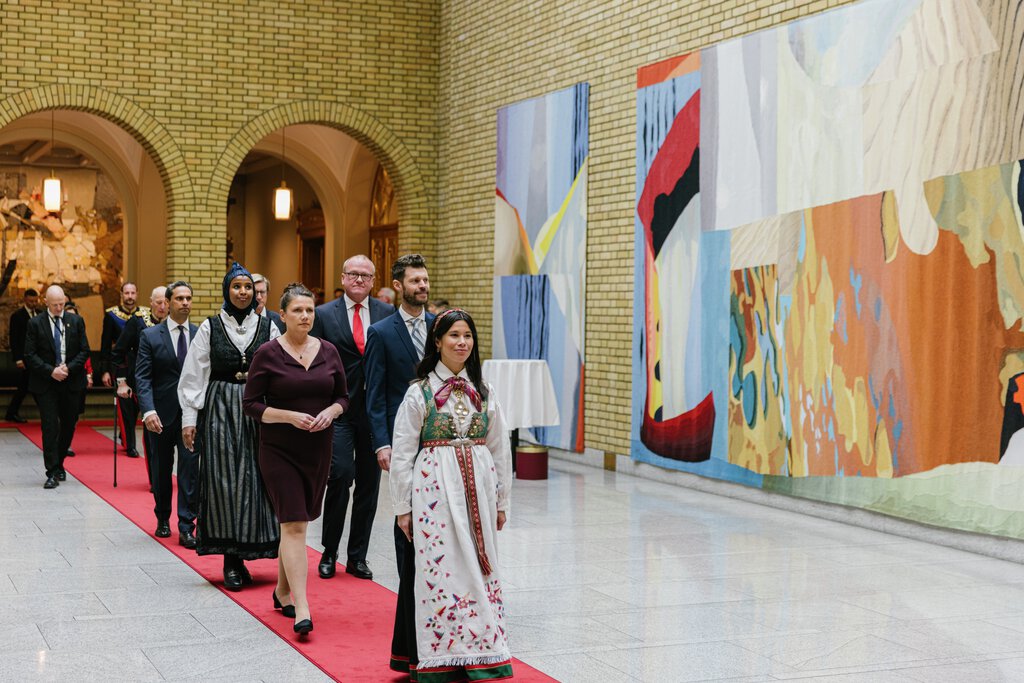 Høytidelig åpning av det 169. storting 2. oktober 2024