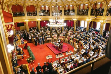 Høytidelig åpning av det 170. storting