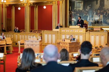 Siste stortingsmøte før jul 22 desember 2025