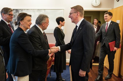 Offisielt besøk av Latvias president 28. mars 2025