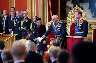 Høytidelig åpning av det 170. storting lørdag den 11. oktober 2025