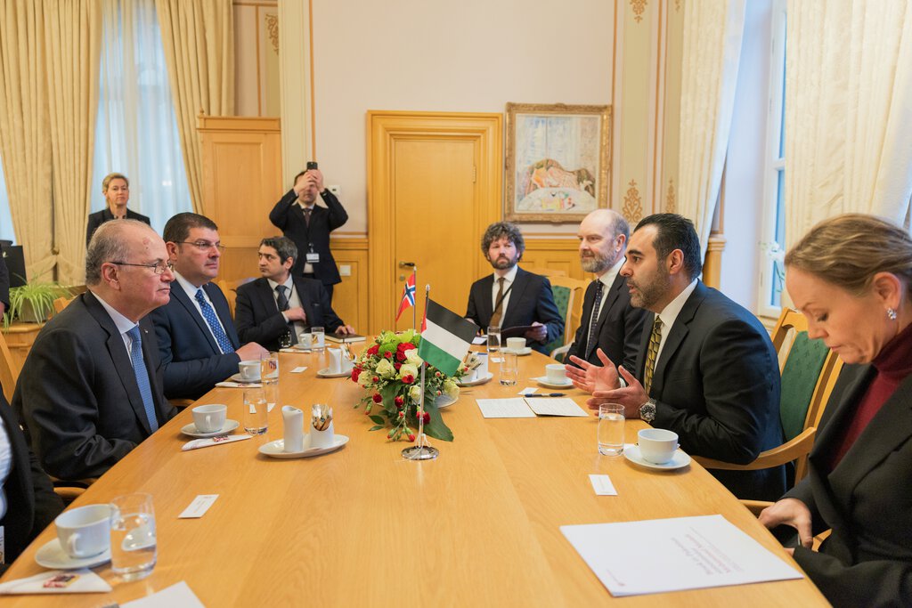 Offisielt besøk fra Palestinas statsminister 15. januar 2025