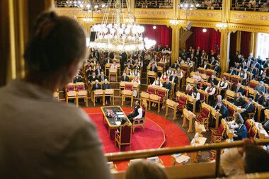 Høytidelig åpning av det 170. storting