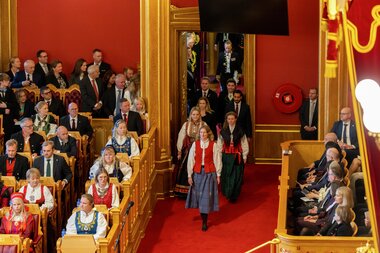 Høytidelig åpning av det 170. storting