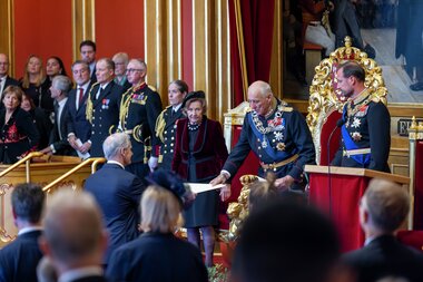 Høytidelig åpning av det 170. storting lørdag den 11. oktober 2025