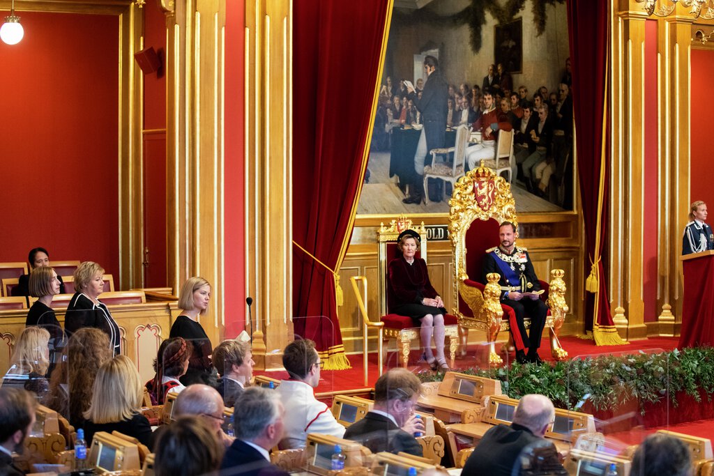 Høytidelig åpning av det 165. storting 2. oktober 2020