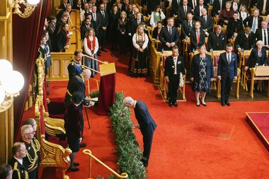 Høytidelig åpning av det 170. storting