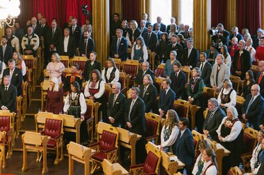 Høytidelig åpning av det 170. storting