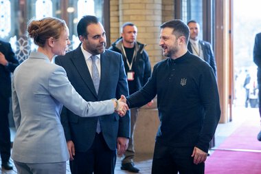 Ukrainas president Volodymyr Zelenskyj besøker Stortinget 20. mars 2025