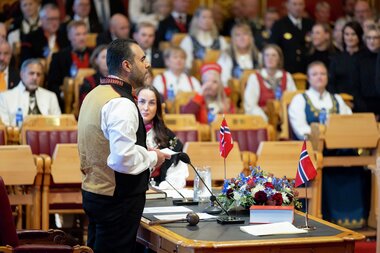 Høytidelig åpning av det 170. storting lørdag den 11. oktober 2025
