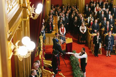 Høytidelig åpning av det 170. storting
