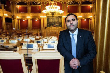 Stortingspresident Masud Gharahkhani