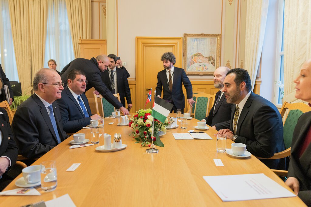 Offisielt besøk fra Palestinas statsminister 15. januar 2025