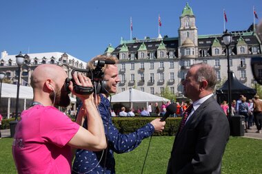 Stortingsbygningen 150 år - jubileumsfest 9. mai 2016