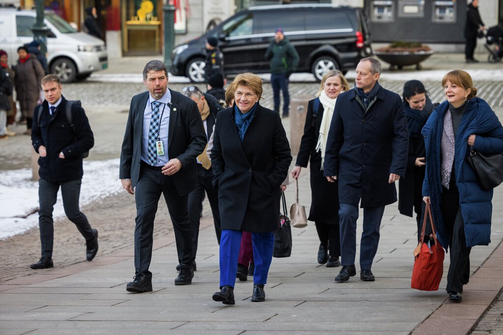 Besøk fra Sveits  president Viola Amherd