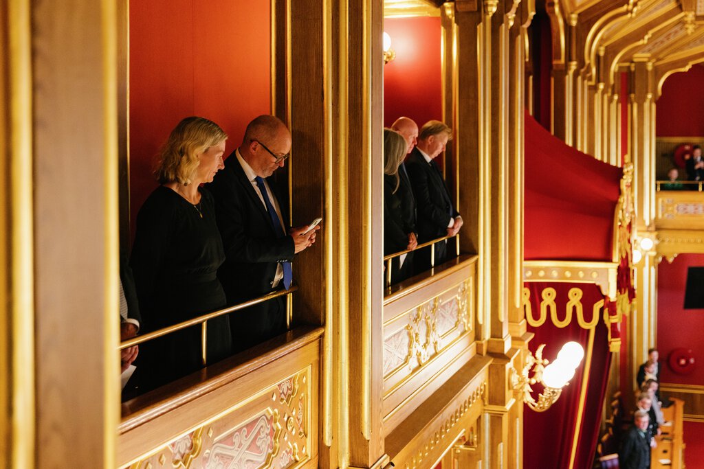 Høytidelig åpning av det 169. storting 2. oktober 2024