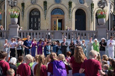 Stortingsbygningen 150 år - jubileumsfest 9. mai 2016