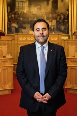 Stortingspresident Masud Gharahkhani