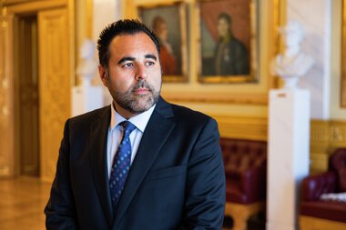 Stortingspresident Masud Gharahkhani