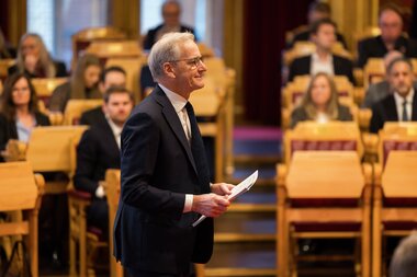 Redegjørelse om plan for Norge 8. januar 2026