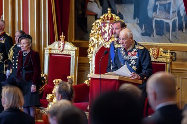 Høytidelig åpning av det 170. storting lørdag den 11. oktober 2025