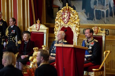 Høytidelig åpning av det 170. storting lørdag den 11. oktober 2025