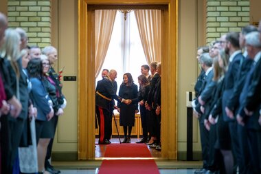 Høytidelig åpning av det 170. storting lørdag den 11. oktober 2025