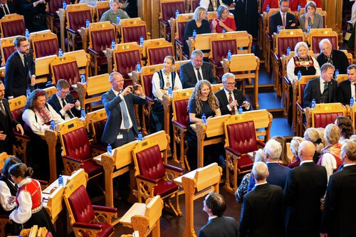 Høytidelig åpning av det 169. storting 2. oktober 2024