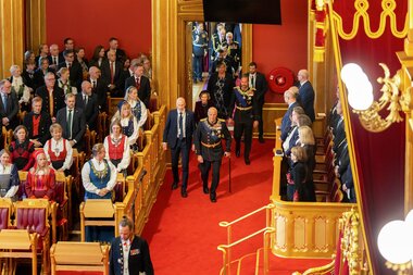 Høytidelig åpning av det 170. storting