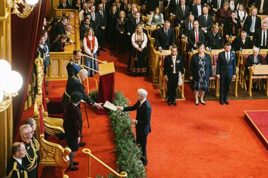 Høytidelig åpning av det 170. storting