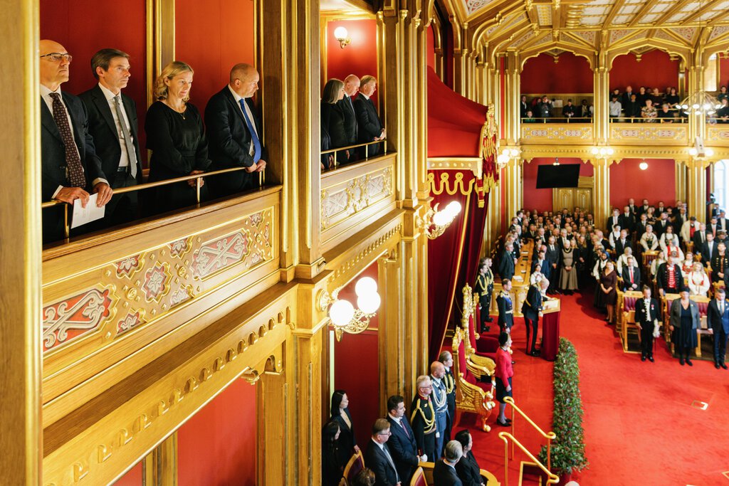 Høytidelig åpning av det 169. storting 2. oktober 2024