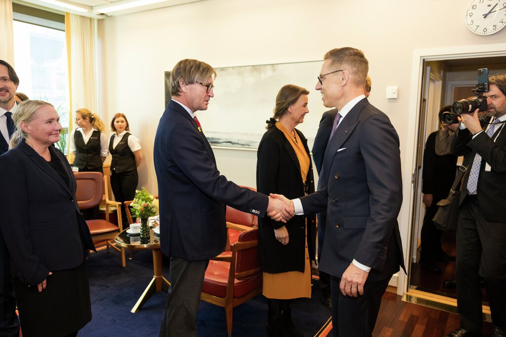 Statsbesøk fra Finland 15. oktober 2024