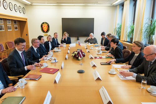 Offisielt besøk av Latvias president 28. mars 2025