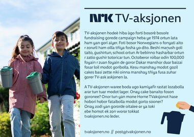 Flyer_TV-aksjonen_Rohinga