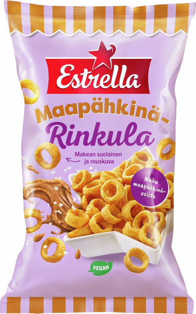 Estrella Maapähkinärinkulat 175g