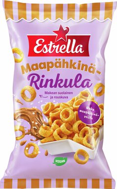 Estrella Maapähkinärinkulat 175g Estrella Maapähkinärinkulat 175g