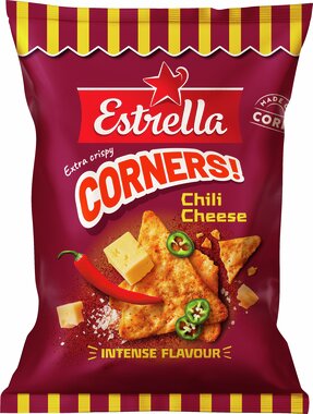 Estrella Corners Chili Cheese 160g Estrella Corners Chili Cheese 160g
