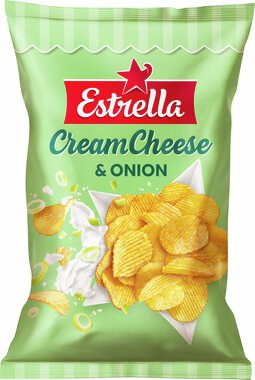 Estrella Cream Cheese & Onion 275g Estrella Cream Cheese & Onion 275g