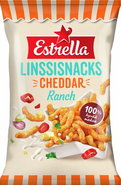 Estrella Linssisnacks Cheddar & Ranch 125g no claim