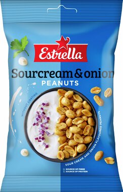 Estrella Sourcream&Onion  peanuts140g
