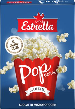 Estrella  Micropopcorn 3-pack suolattu 240g