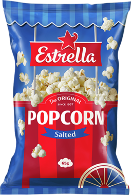 Estrella Popcorn Suolattu 65g Estrella Popcorn Suolattu 65g