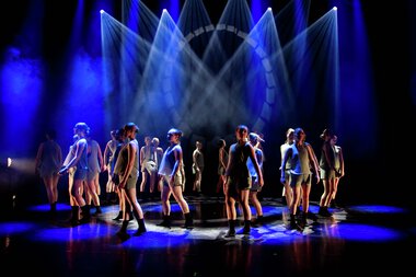 Kulturskolen dans opptreden på Blå Grotte